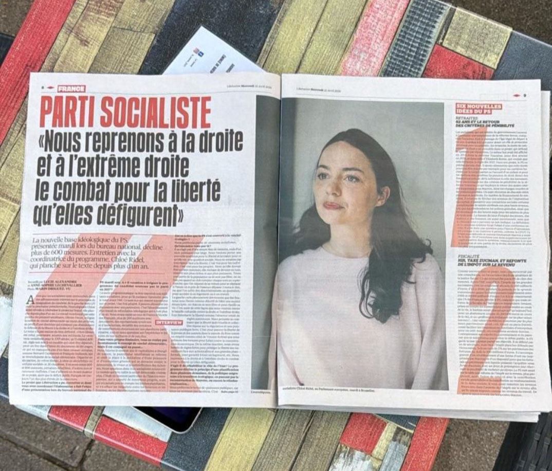 Présentation du projet refondé du Parti socialiste